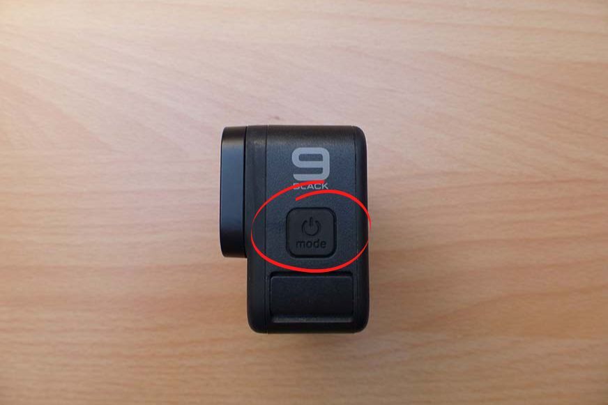 gopro hero 9 black bouton cote